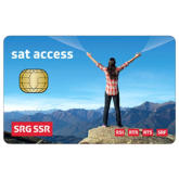 Sat Access SRG Karte für den Empfang der Schweizer Sender  CHF 60.00 einmalig